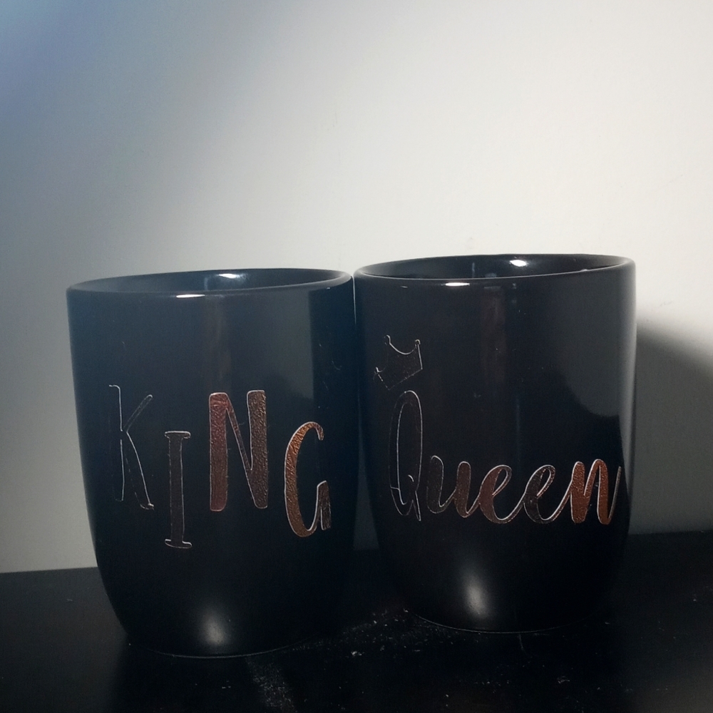 Couples Queen And King Matching Cups